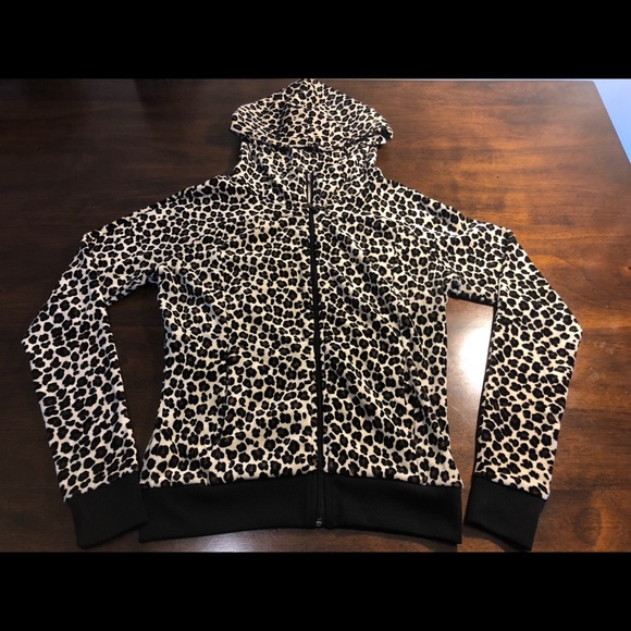 Juicy Couture Jackets & Blazers - Juicy Couture size Small leopard velour Jacket
